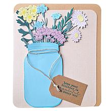 Diamond Press Pressed Flower Stamp and Die Kit
