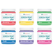 Diamond Press Spring Brights Screen Print Ink Set of 6