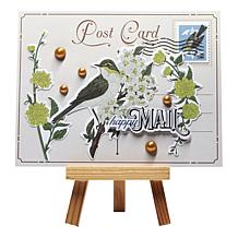 Diamond Press Spring Post Card and Die-Cuts Kit