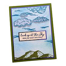 Diamond Press Starry Summer Night Sky Stamp & Die Kit