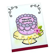 Diamond Press Sweetest Mom Stamp, Die and Stencil Kit