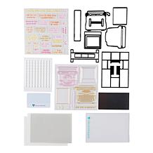 Diamond Press Typewriter and Polaroid Stamp and Die Kit