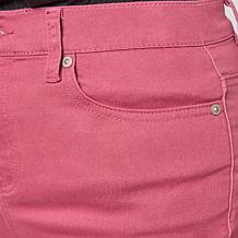 Diane Gilman Virtual Stretch Straight Crop Jean - Fashion Color