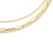Dieci 10K Gold Multi-Chain Necklace