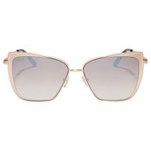 Diff Eyewear Grace Oversized Mirrored Cat-Eye Sunglasses