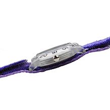 Disney Ariel Kid's Plastic Time Teacher Watch w/ Purple Nylon Strap 