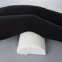 Doctor Pillow Half-Moon Memory Foam Lumbar Bolster Cushion