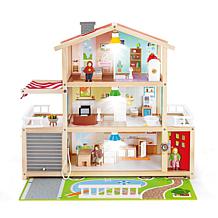 Melissa and Doug Wooden Hi-Rise Dollhouse