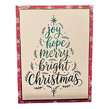 DP HolidaySparkleFoilRubOnKit