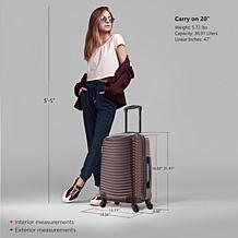 DUKAP Adly 20" Lightweight Hardside Spinner Carry-On Suitcase