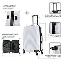 DUKAP Adly 24" Lightweight Hardside Spinner Suitcase