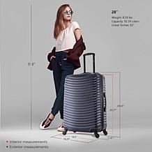 DUKAP Adly 28" Lightweight Hardside Spinner Suitcase with 360° Wheels