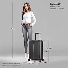 DUKAP Airley 20” Lightweight Hardside Carry-on Suitcase