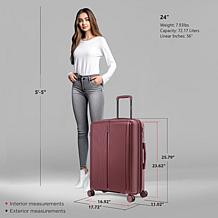 DUKAP Airley 24" Lightweight Hardside Spinner Suitcase