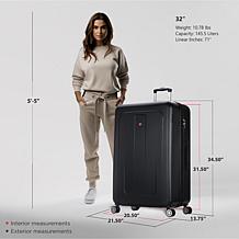 DUKAP Crypto 32" Hardside Expandable Spinner Suitcase