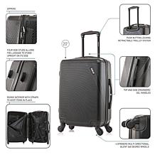 DUKAP Discovery 20" Carry-On Lightweight Hardside Spinner Suitcase