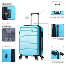 DUKAP Rodez Lightweight Hardside Spinner 20" Carry-On
