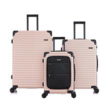 Dukap Tour Hardside Spinner 3-Piece Luggage Set