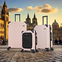 Dukap Tour Hardside Spinner 3-Piece Luggage Set