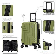 DUKAP Zahav 20" Carry-On Lightweight Hardside Spinner Suitcase