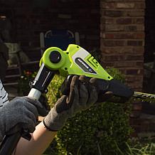 Earthwise 20Volt 20" Cordless Electric Pole Hedge Trimmer 2.0AhBattery