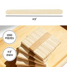Easy Playhouse 1000pc Craft Sticks, Natural Wood Popsicle Strips