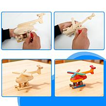 Easy Playhouse 3PC Wood Building Toy Kit