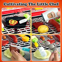 Easy Playhouse: BBQ Grill Toy Playset, Food & Cooking Accessories