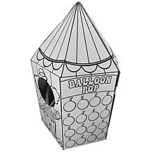 Easy Playhouse Carnival Tent Kids DIY Art and Crafts Activity