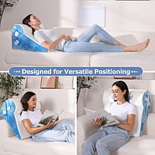 EasyNest Memory Foam Customizable Bed Wedge 3pc Pillow Set