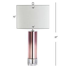 Edward 27" Glass and Crystal LED Table Lamp by JONATHAN Y