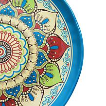 Elama Camilla 12-Piece Melamine Dinnerware Set