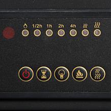 Electric Fireplace - Wall Mounted LED Fire and Ice Flame With Remot...