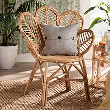 Eliava Bohemian Natural Rattan Accent Chair 29.5"W x 35.8"H