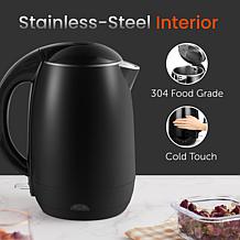 Elite Cuisine 1.8 Qt. Cool-Touch Electric Kettle with SS Interior