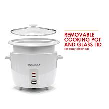 Elite Cuisine 6-Cup Rice Cooker with Glass Lid ERC-003