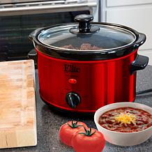 Elite Gourmet 2-Quart Oval Slow Cooker