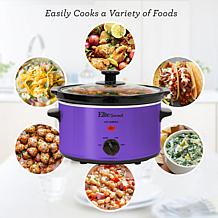Elite Gourmet 2-Quart Oval Slow Cooker