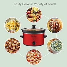 Elite Gourmet 2-Quart Oval Slow Cooker