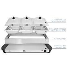 Elite Gourmet 3 x 2.5qt. Buffet Server