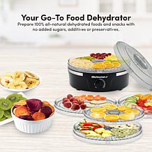 Elite Gourmet 5-Tier Food Dehydrator with Adjustable Temperature Dial