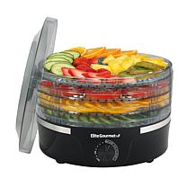 Elite Gourmet 5-Tier Food Dehydrator with Adjustable Temperature Dial