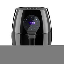 Elite Gourmet 5.3-Qt Digital Air Fryer with 7 Menu Functions - Black