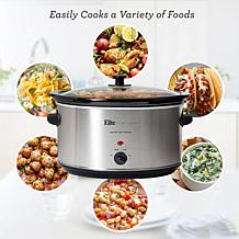 Elite Platinum 8.5qt. Stainless Steel Slow Cooker