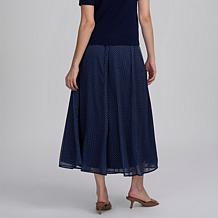 Elle Get the Look Chiffon Print Maxi Skirt