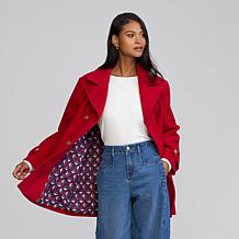 Elle Get the Look Melton Peacoat