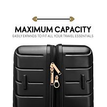 ELLE Louvre 2 Piece Expandable Polycarbonate Spinner Luggage Set