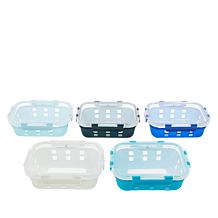 Emeril Lagasse 10-piece Glass Food Storage Set
