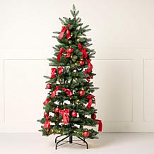 Emryn House 5' Pre-Decorated Illuminated Pop-Up Tree