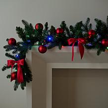 Emryn House 6' Pre-Decorated Illuminated Garland